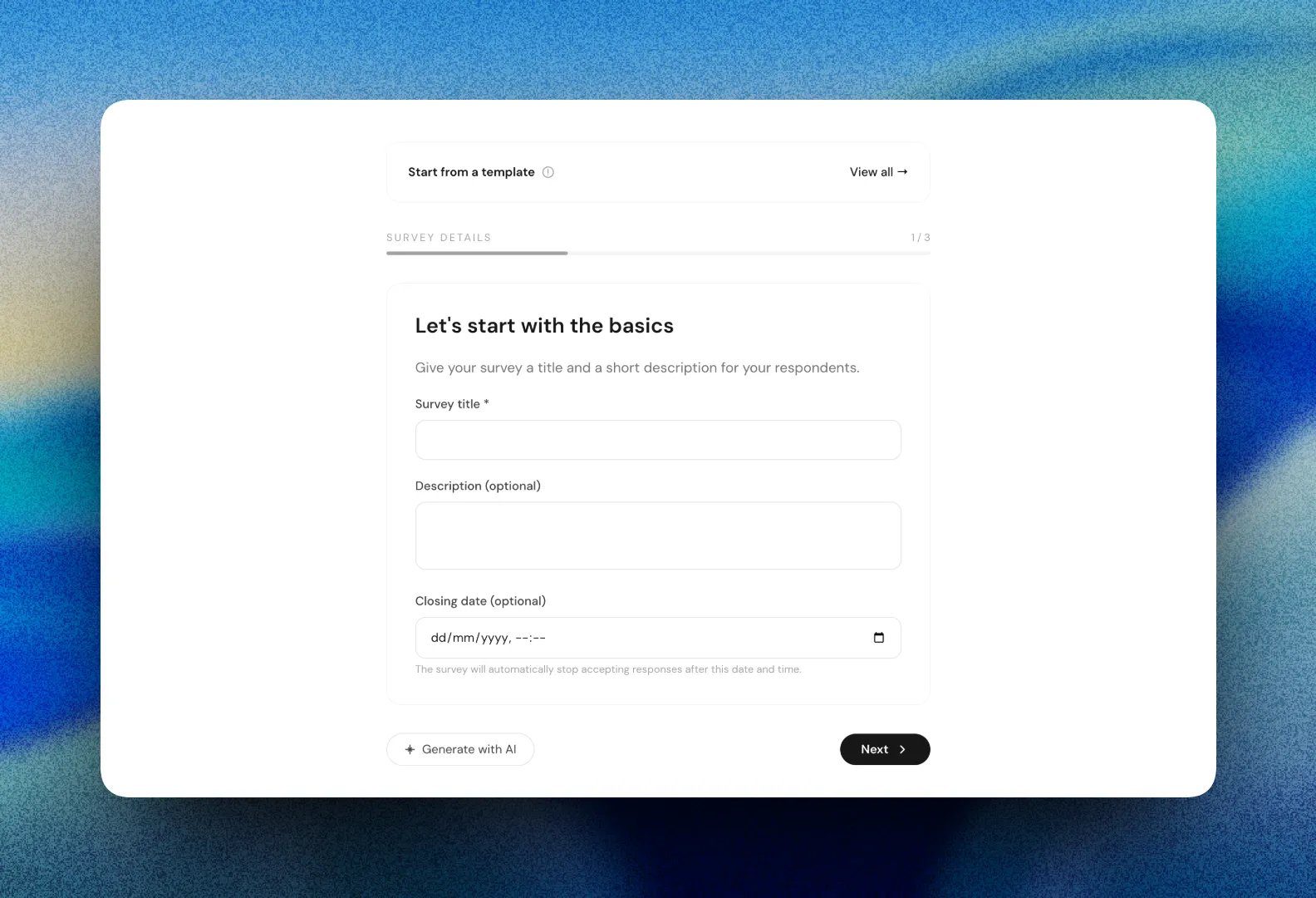 Form screenshot